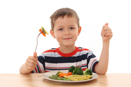 prehrana otrok zelenjava